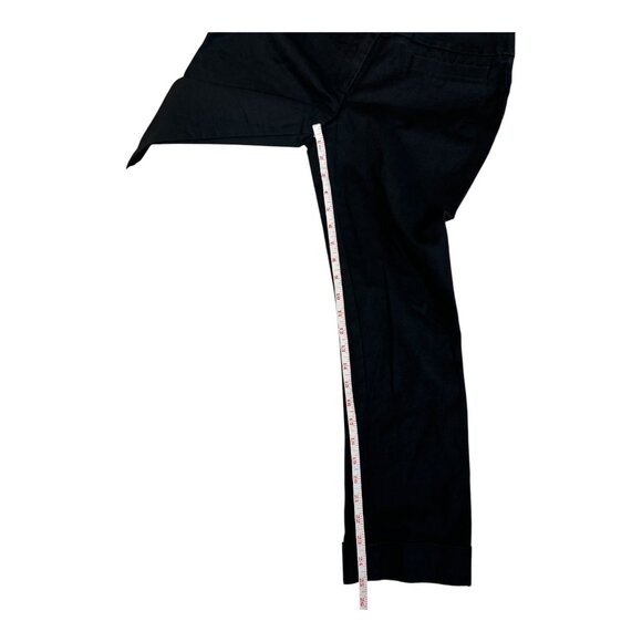 Karen Millen Pants Trouser Straight Leg Black Size 6 Quiet Luxury Work Business - Picture 7 of 7